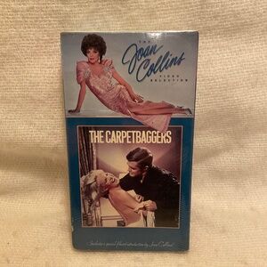The Carpetbaggers VHS Tape Harold Robbins Blockbuster Video READ